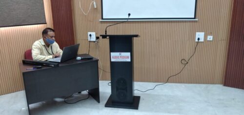 Audio podium installation 2