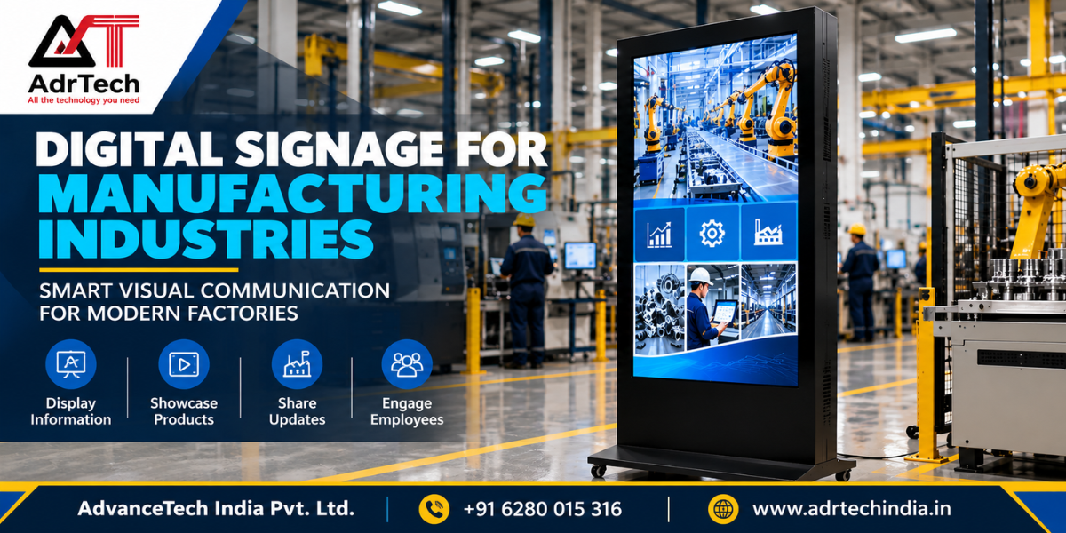 Digital Signage For Manufacturing Industries 1 Digital Signage For Manufacturing Industries 1