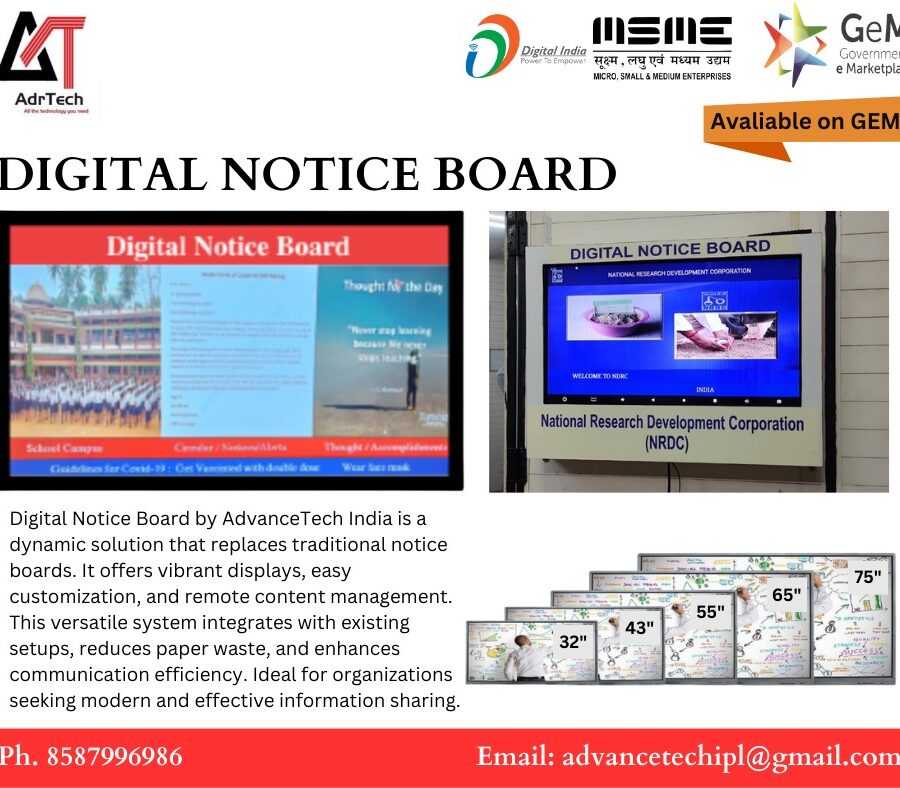 Digital Notice Boards