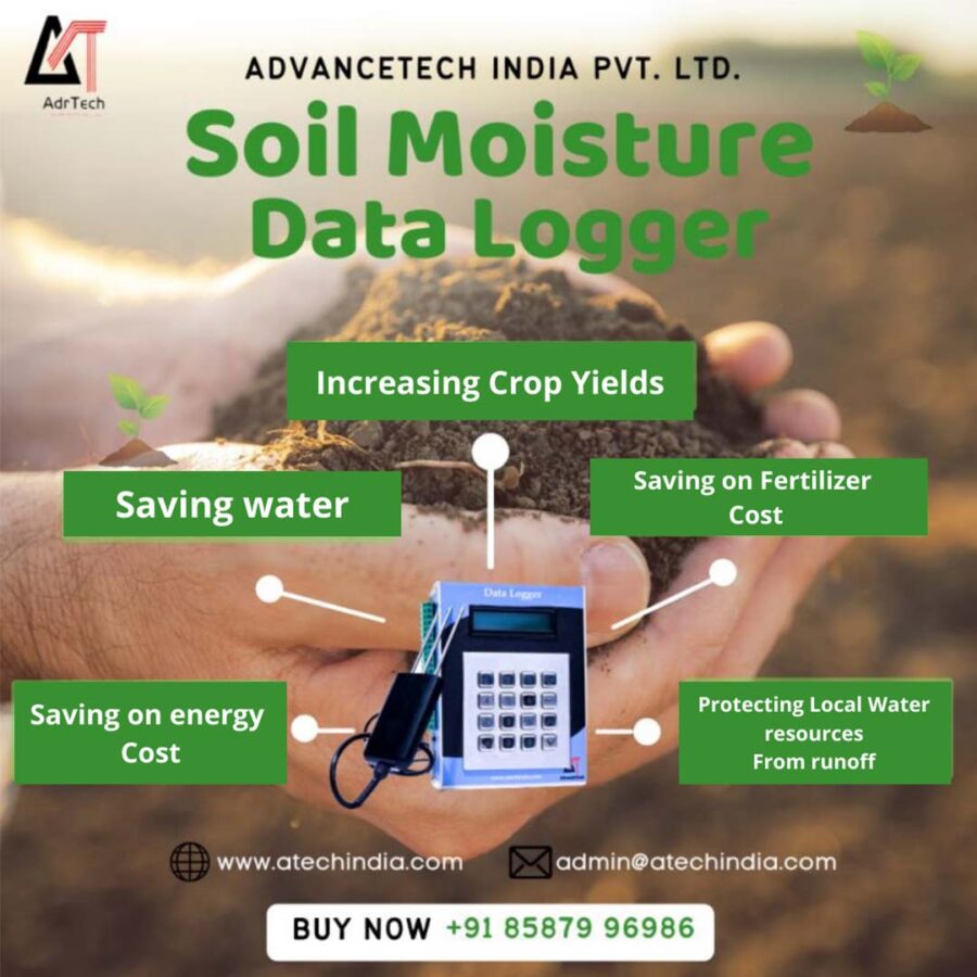 Soil moisture data logger - crop yields