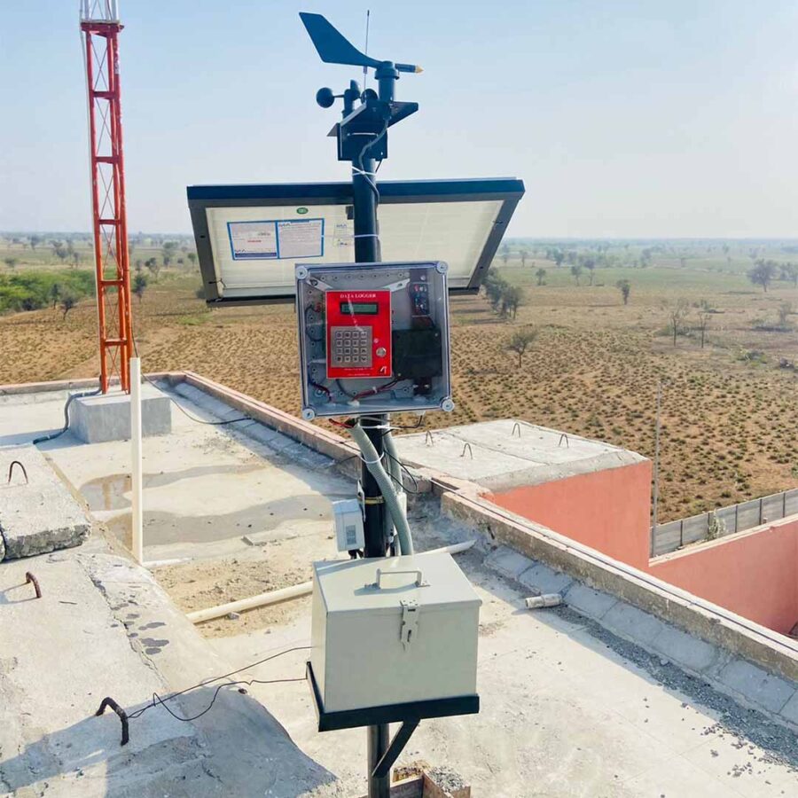 Automatic Weather Station installation 2