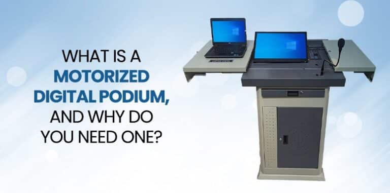Motorized Digital Podium