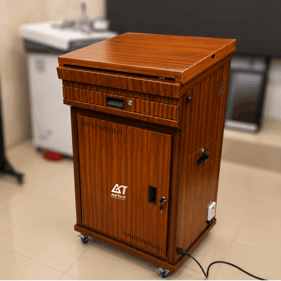 Wooden Texture Podium