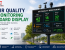 Air Quality Monitoring Board Display