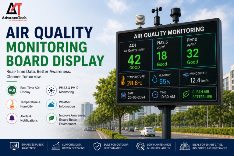 Air Quality Monitoring Board Display