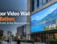 Outdoor video wall installation at a commercial venue in India
