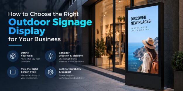 outdoor signage display