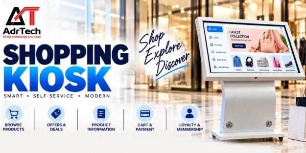 Touchscreen Smart Shopping Kiosk